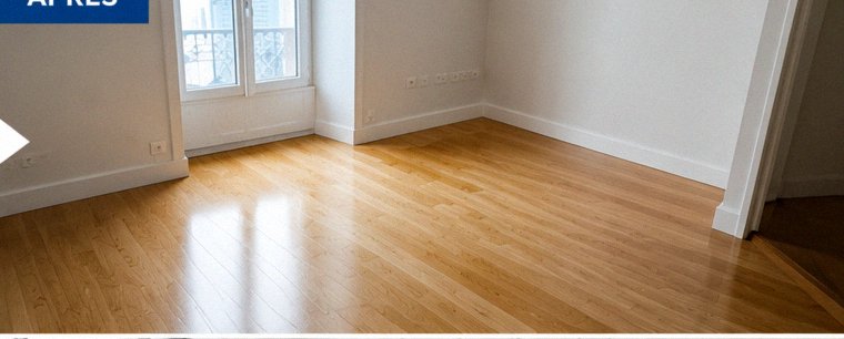 Rénovation de parquet — après